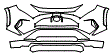 Bumper Kit pattern for the 2025 Toyota RAV4