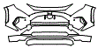 Bumper Kit pattern for the 2022 Toyota RAV4