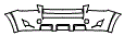 Bumper Kit pattern for the 2011 Toyota RAV4