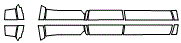 Rocker Panel Kit pattern for the 2008 Toyota Tundra