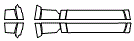 Rocker Panel Kit pattern for the 2008 Toyota Tundra