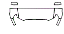Hood, Fender and Mirror Kit pattern for the 2008 Toyota Sequoia