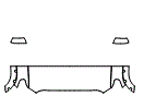 Hood, Fender and Mirror Kit pattern for the 2014 Toyota Tundra