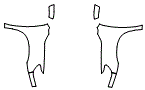 Full Fender and Mirror Kit pattern for the 2008 Toyota Sequoia
