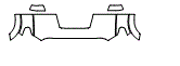 Hood, Fender and Mirror Kit pattern for the 2018 Toyota Tundra