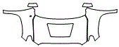 Full Hood, Fender and Mirror Kit pattern for the 2018 Toyota Tundra
