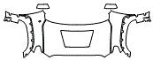 Full Hood, Fender and Mirror Kit pattern for the 2018 Toyota Tundra
