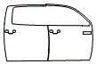Door Kit pattern for the 2008 Toyota Tundra