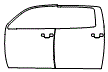 Door Kit pattern for the 2008 Toyota Tundra