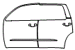 Door Kit pattern for the 2008 Toyota Sequoia