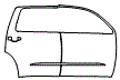 Door Kit pattern for the 2008 Toyota Sequoia
