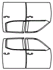 Door Kit pattern for the 2026 Toyota Tundra