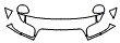 Hood, Fender and Mirror Kit pattern for the 2005 Toyota Tundra