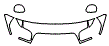 Hood, Fender and Mirror Kit pattern for the 2005 Toyota Tundra