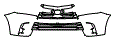 Grille and Bumper Kit pattern for the 2018 Toyota Highlander