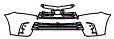 Grille and Bumper Kit pattern for the 2018 Toyota Highlander