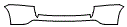 Rear Bumper Kit pattern for the 2018 Toyota Highlander