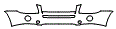 Bumper Kit pattern for the 2006 Toyota Highlander
