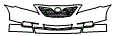 Grille and Bumper Kit pattern for the 2007 Toyota Camry