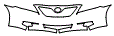 Grille and Bumper Kit pattern for the 2007 Toyota Camry
