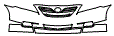 Grille and Bumper Kit pattern for the 2007 Toyota Camry