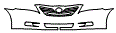 Grille and Bumper Kit pattern for the 2007 Toyota Camry