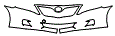 Grille and Bumper Kit pattern for the 2011 Toyota Camry