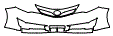 Grille and Bumper Kit pattern for the 2012 Toyota Camry