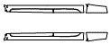 Rocker Panel Kit pattern for the 2012 Toyota Camry