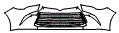 Grille and Bumper Kit pattern for the 2016 Toyota Camry