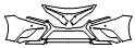 Bumper and Grille Kit pattern for the 2019 Toyota Camry Hybrid