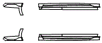 Rocker Panel Kit pattern for the 2021 Toyota Camry