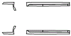 Rocker Panel Kit pattern for the 2020 Toyota Camry
