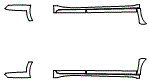 Rocker Panel Kit pattern for the 2024 Toyota Camry Hybrid