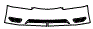 Bumper Kit pattern for the 2006 Toyota Camry