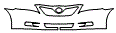 Grille and Bumper Kit pattern for the 2007 Toyota Camry
