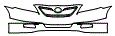 Grille and Bumper Kit pattern for the 2007 Toyota Camry