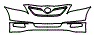 Grille and Bumper Kit pattern for the 2007 Toyota Camry