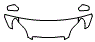 Hood, Fender and Mirror Kit pattern for the 2006 Toyota Matrix