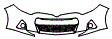 Bumper pattern for the 2014 Toyota Corolla