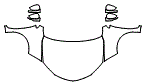 Full Hood, Fender and Mirror pattern for the 2014 Toyota Corolla