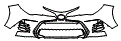 Bumper Kit pattern for the 2017 Toyota Corolla