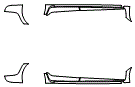 Rocker Panel Kit pattern for the 2017 Toyota Corolla