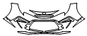 Bumper Kit pattern for the 2020 Toyota Corolla