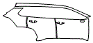 Door and Rear Fender Kit pattern for the 2026 Toyota Corolla Cross