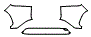 Rear Bumper Kit pattern for the 2026 Toyota Corolla Cross