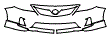 Bumper Kit pattern for the 2013 Toyota Corolla