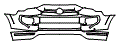 Bumper Kit pattern for the 2019 Toyota 4Runner