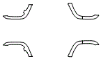 Fender Flare Kit pattern for the 2013 Toyota 4Runner