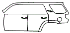 Rear Fender and Door Kit pattern for the 2018 Toyota 4Runner